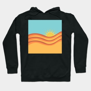 Organic Sunset/Sunrise In Desert Hoodie